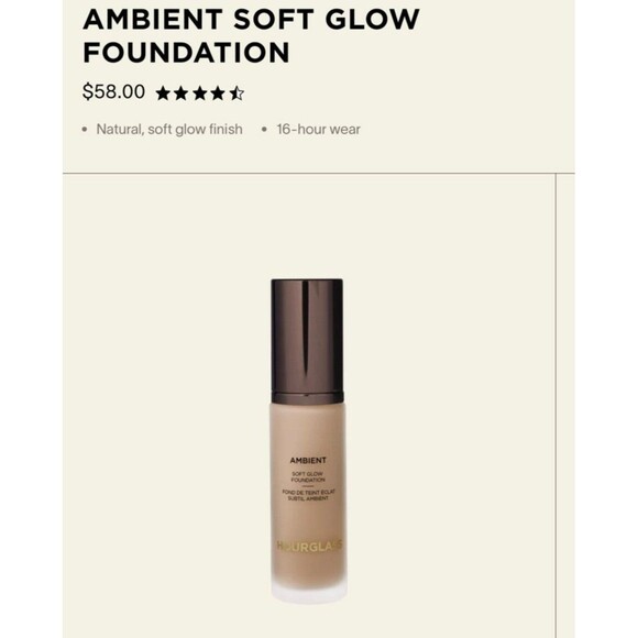 HOURGLASS Ambient Soft Glow Foundation In Shade 7.5 1 fl oz Brand New In Box - Picture 1 of 4